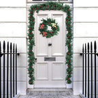 Outroad 9 ft Christmas Garland - Soft Greenery Twist Wreath Artificial Ivy Non-Lit Green Garland, for Holiday Season Outdoor Indoor Party Decorations,15 Pack - Image 4