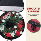 Christmas Wreath Storage Bag 36in Christmas Decoration Storage Box - Image 4