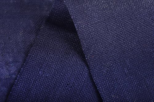 MDS® Pack of 15 Natural Burlap Table Runner, 12 x 72 Inch, Jute Rustic Farmhouse Boho Table Decor for Wedding Reception, Dining Table, Bridal Shower, Baby Shower & Party Decorations - Navy Blue - Image 6