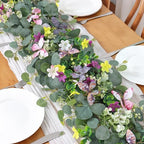 Flower Garland Artificial Daisy Garlands Floral Vines 3D Butterfly - Image 6