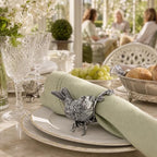 Vagabond House Pewter Song Bird Napkin Ring - Artisan Crafted Table Decor - 3" W x 3" H - Image 6