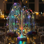 2ft Pre-lit LED Willow Tree with Remote Control - 60 RGB Color Changing Fairy Spirit Twinkling Christmas Tree Inoor Decor for Home, Office, Wedding | USB/Battery Powered - Image 2