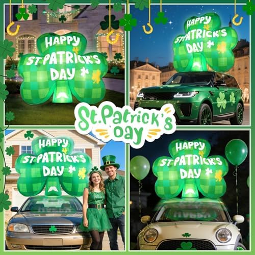 5FT St Patricks Day Inflatables Decorations Outdoor Blow Up Decor - Image 4