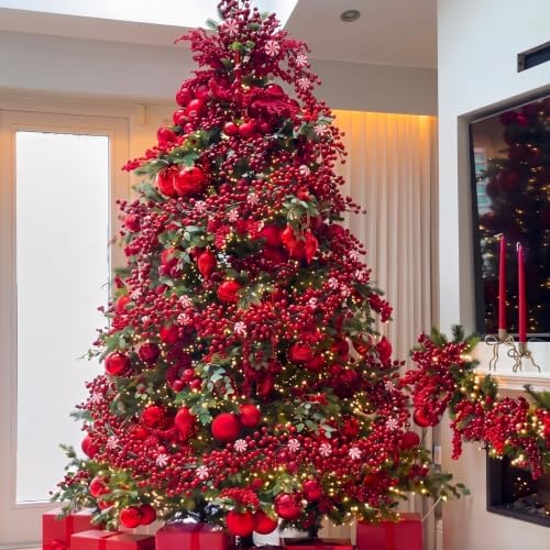 Thiccywoov 6 ft Christmas Candy Cane Garland for Mantel，Red and White - Image 2