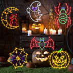 TRWYMZ Halloween Decorations - 16" Halloween Window Silhouette Lights - Image 3
