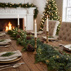 Rowfad 9 FT Pre-lit Christmas Garlands, Real Touch Cedar Pine Garland - Image 5
