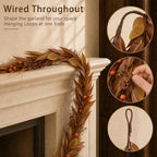 9 FT Eucalyptus Fall Garland - Image 5