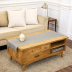 Solino Home 100% Pure Linen Dining Table Runner Natural Woven, 14 x 48 in by SolinoHome