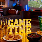 Honoson 8 Pcs Football Party Decorations Game Time LED Lights up Sign - Image 6