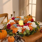 2 Pcs Fall Wreaths for Front Door, 26 Inch Fall Door Wreath - Image 6