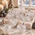Civaner 9 Pcs Vintage Neutral Christmas Ball Ornaments, Silver by Civaner