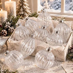 Civaner 9 Pcs Vintage Neutral Christmas Ball Ornaments, Silver by Civaner
