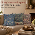William Morris Fleur de Morris Royal Tapestry Throw Pillow Cover 16 x 16 in - Image 3