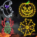 TRWYMZ Halloween Decorations - 16" Halloween Window Silhouette Lights by TRWYMZ