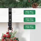 Stocking Hangers for Mantel,Adjustable Christmas Stocking Holder - Image 4
