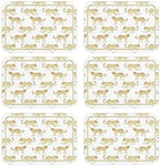 patdrea Designer Vintage French PVC Placemats Set of 6,12"x17"-Fromm C by patdrea
