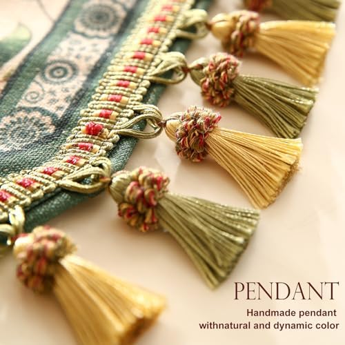 Patdrea Designer Vintage French Linen Table Runner,12"X118"-Palladin A - Image 4