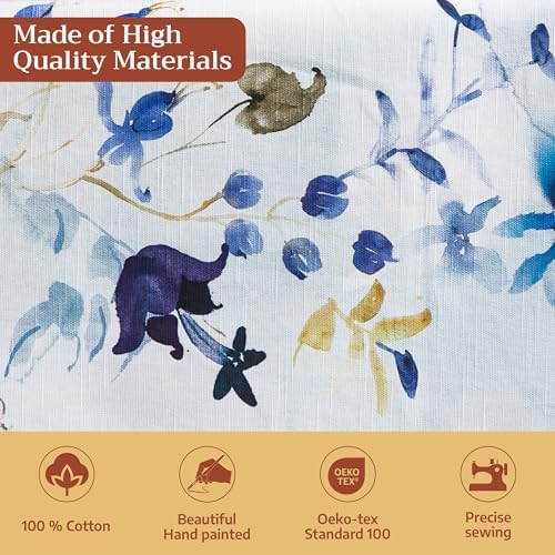 Maison d' Hermine Table Cloth Square Table Reusable 100% Cotton 54"x54" - Image 3