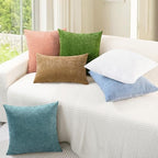 CaliTime Decorative Couch Throw Pillow Covers 26 X 26 Inches Baby Blue - Image 4