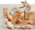 Mud Pie Pumpkin Jute Runner; 17" x 51" - Image 2