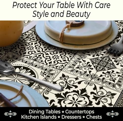 Heat Resistant Table Runner, 39 x 12 Inch - Nobility Design - Image 3