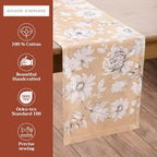 Maison d' Hermine Table Runner 100% Cotton 14.50" x 108" (Single Layer) - Image 2