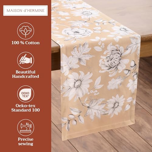 Maison d' Hermine Table Runner 100% Cotton 14.50" x 108" (Single Layer) - Image 2