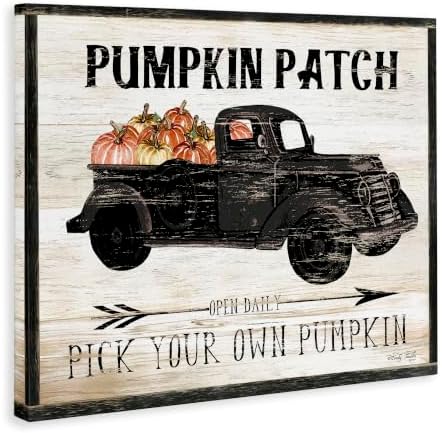 Fall Harvest Picking Sign, 30 x 40 Inch Canvas Wall Art - Image 2