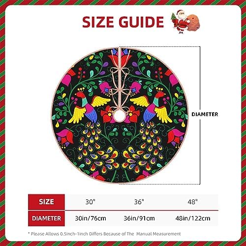 Christmas Tree Skirt 48 Inch, Mexican Style - Image 5