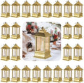 24 Pack Gold Mini Lanterns Decorative Indoor, for Wedding Decor by Staymoment