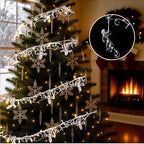 Retisee Crystal Christmas Tree Decor Acrylic Garland, Clear, Hummingbird - Image 6
