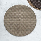 Restaurantware Round Brown Light Placemat, 15 in, 6 Pack - Image 4