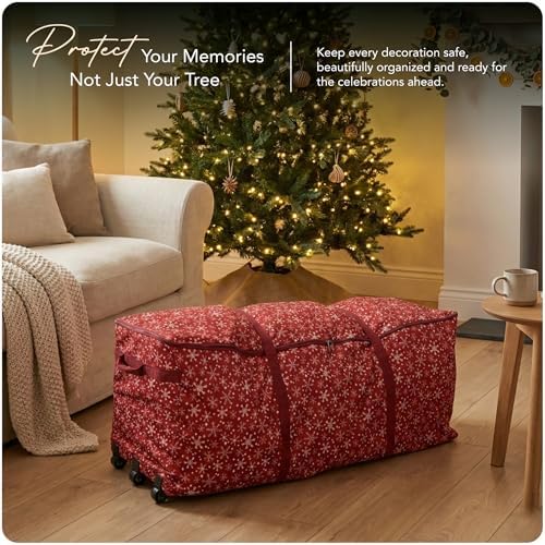 Covermates Christmas Tree Rolling Cinch Bag, 48" W x 20" D x 20" H - Image 2