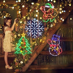 TRWYMZ - 16" Christmas Window Silhouette Lights - Image 3