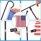 Sadnyy 10 Pack Garden Flag Stand Metal, Fits 12 x 18 in Flags - Image 4