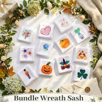 VitalCozy 12 Pcs Seasonal Fall Wreath Sash for Front Door - Image 6