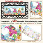 Nuanchu 12 Pack Seasonal Doormat Inserts, 10x22 in, Interchangeable, Gnomes - Image 3