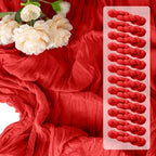 12Pack Red Cheesecloth Table Runners 10FT Gauze Table Runner by Unknown