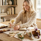 12/24PCS Handmade Dried Flower Bouquet with Stems Natural Dried Wildflowers 7.5 Inch Mini Dry Flowers for Vase Farmhouse Decor, Wedding Styling, Photography Props, Gift DIY(24pcs, Rustic) - Image 7