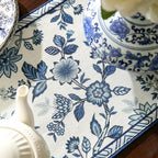 bilin gaier Designer French Linen Extra Long Table Runner,118"x12"-Suqing A - Image 3