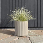 Veradek Demi Series Round Planter for Porch, Patio, Backyard | Durable Plastic-Concrete Material | Modern Décor for Tall Plants, Flowers - Image 6