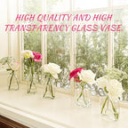 33pcs Glass Small Bud Vases Set - 9 Styles Clear Bud Vase - Image 7