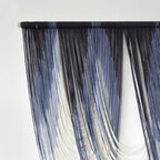 Macrame Wall Hanging Dip-Dyed Navy Blue Boho Wall Art Yarn 57" W*41" L - Image 6