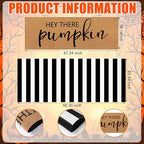 Tinideya 2 Pcs Large Halloween Layered Doormat Pumpkin Front Door Mat - Image 3