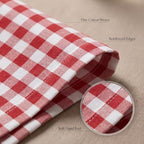 Urban Villa Cloth Napkins Cotton 20x20 (Set of 12) Rust - Image 5