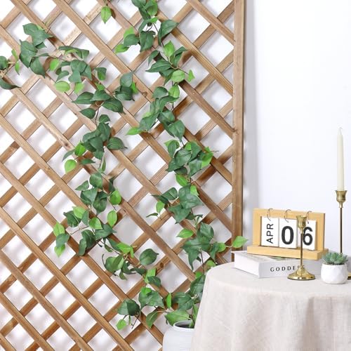 Dremisland 4 Strands Artificial Ivy Vines Fake Scindapsus Vine Garland - Image 2
