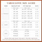 Linen World Fall Linen Tablecloth 120" x 60" Inch,French Linen Washable Rectangular Table Cloth for Dining,Outdoor,Weddings and Restaurants,Decorative Thanksgiving Christmas,Burnt Orange - Image 7