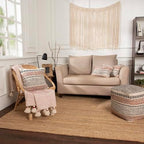 · REDEARTH · Boho Textured Handwoven Throw Pillow Cases - Motley Bohemia - Image 2