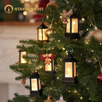 24 Pack Black Mini Lanterns Decorative Indoor, for Wedding Decor - Image 3