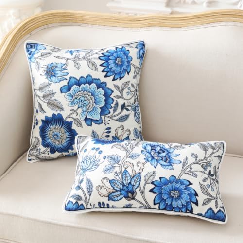 ISAENNE Designer Velvet Throw Pillow Cover,Set of 2,22"x22"-Blanch - Image 7